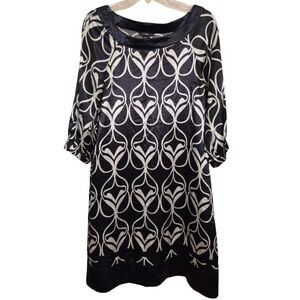 H&M Balloon Sleeve Satin Shift Dress